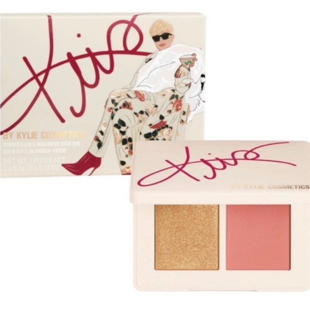 Kylie Cosmetics Gold and Pink Blush Palette